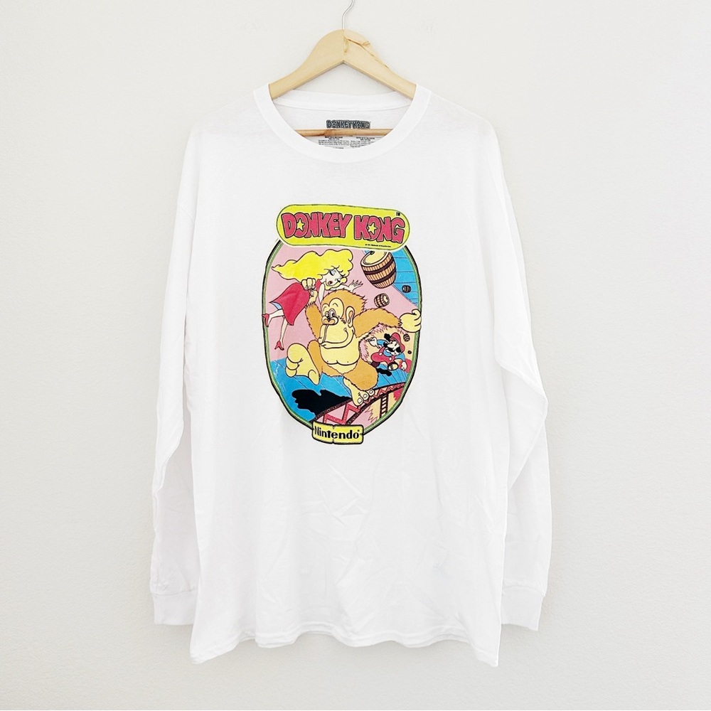 NEW Donkey Kong Long Sleeve Tee